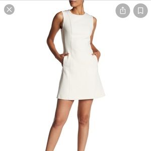 Theory Ivory Helaina Pioneer Dress NWT